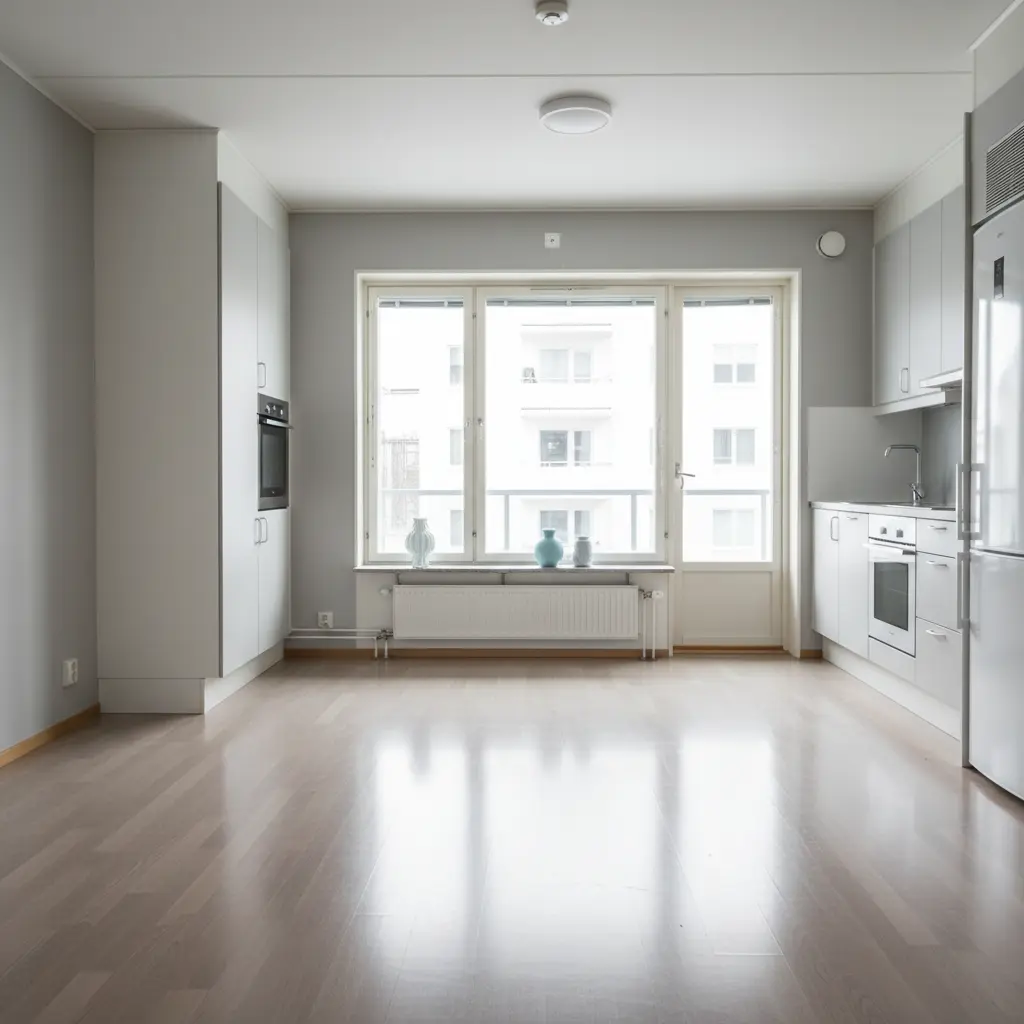 Muuttosiivous Iisalmessa – tyhjä ja perusteellisesti siivottu asunto ennen luovutusta